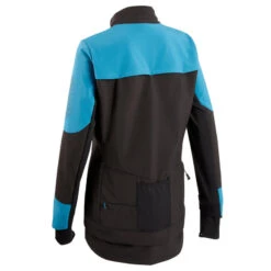 Rockrider VESTE HIVER VTT FEMME TURQUOISE NOIR 18 Rockrider VESTE HIVER VTT FEMME TURQUOISE NOIR -Vélorbain Magasin veste hiver vtt femme turquoise noir 6