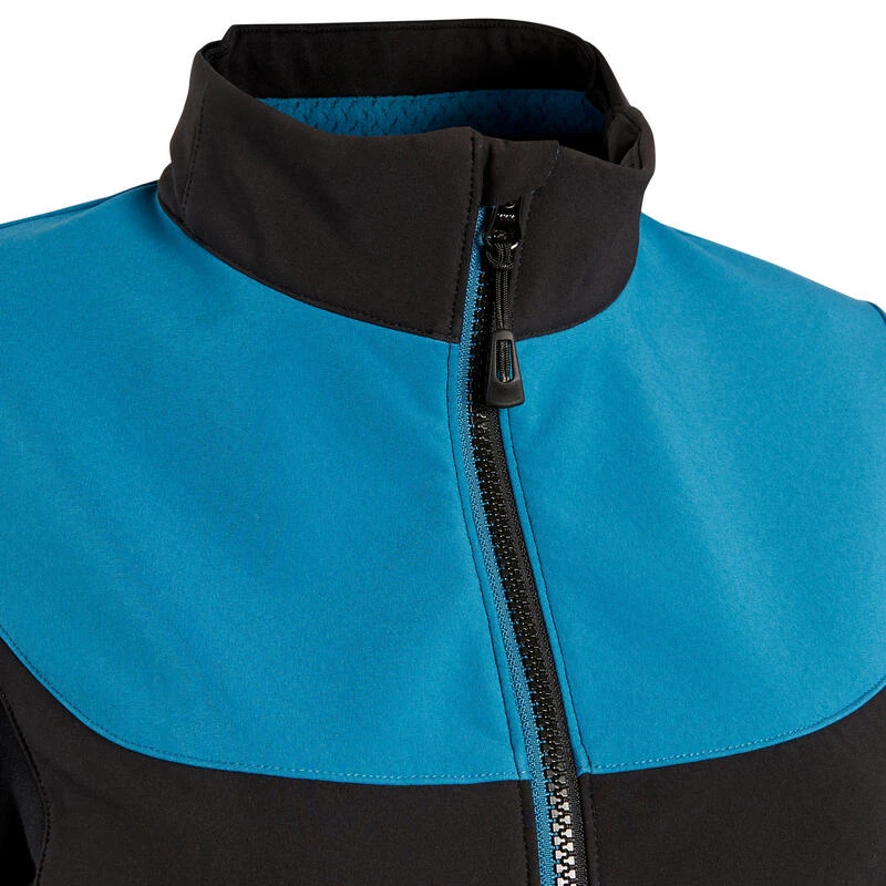 Rockrider VESTE HIVER VTT FEMME TURQUOISE NOIR 11 Rockrider VESTE HIVER VTT FEMME TURQUOISE NOIR – Image 9