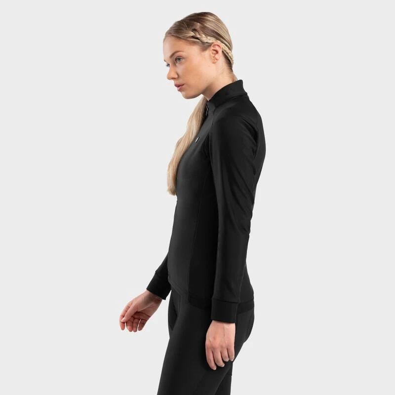 Veste Vélo Softshell Femme Cyclisme J1 Vermont Noir 5 Veste Vélo Softshell Femme Cyclisme J1 Vermont Noir – Image 3