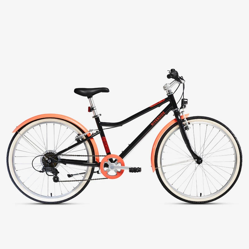 BTWIN VTC ENFANT RIVERSIDE 500 NOIR CORAIL 24 Pouces 9-12 ANS 3 BTWIN VTC ENFANT RIVERSIDE 500 NOIR CORAIL 24 Pouces 9-12 ANS