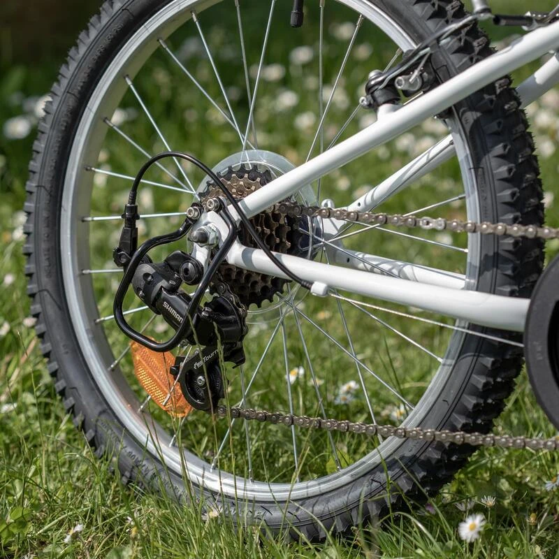 VTT ENFANT ROCKRIDER ST 120 20 POUCES 6-9 Ans BLANC BLEU 6 VTT ENFANT ROCKRIDER ST 120 20 POUCES 6-9 Ans BLANC BLEU – Image 4